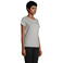 Camiseta sostenible ajustada mujer Pioneer Women. Color gris mezcla.