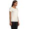 Camiseta sostenible ajustada mujer Pioneer Women. Color blanco natural.