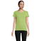 Camiseta sostenible ajustada mujer Pioneer Women. Color verde manzana.