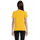 Camiseta sostenible ajustada mujer Pioneer Women. Color amarillo.