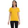 Camiseta sostenible ajustada mujer Pioneer Women. Color amarillo.