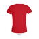 Camiseta sostenible ajustada mujer Pioneer Women. Color rojo vivo.