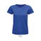 Camiseta sostenible ajustada mujer Pioneer Women. Color azul royal.