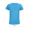 Camiseta sostenible ajustada mujer Pioneer Women. Color azul aqua.
