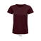 Camiseta sostenible ajustada mujer Pioneer Women. Color rojo burdeos.