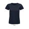 Camiseta sostenible ajustada mujer Pioneer Women. Color azul profundo.