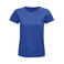 Camiseta sostenible ajustada mujer Pioneer Women. Color azul royal.