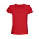 Camiseta sostenible ajustada mujer Pioneer Women. Color rojo vivo.
