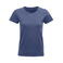 Camiseta sostenible ajustada mujer Pioneer Women. Color azul denim.