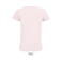 Camiseta sostenible ajustada mujer Pioneer Women. Color rosa pálido.