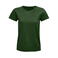 Camiseta sostenible ajustada mujer Pioneer Women. Color verde botella.