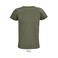 Camiseta sostenible ajustada mujer Pioneer Women. Color verde caqui.