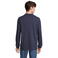 Polo manga larga sostenible unisex Planet Lsl. Color azul profundo.