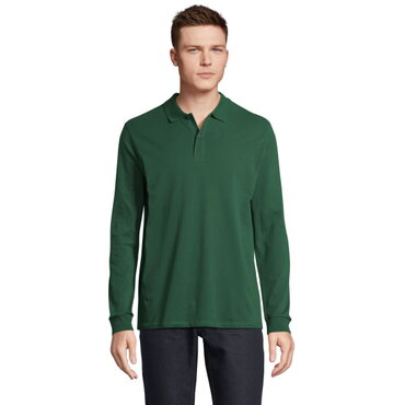 Polo manga larga sostenible unisex Planet Lsl