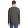 Polo manga larga sostenible unisex Planet Lsl. Color gris antracitamezcla.