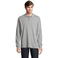 Polo manga larga sostenible unisex Planet Lsl. Color gris mezcla.