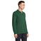 Polo manga larga sostenible unisex Planet Lsl. Color verde botella.