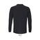 Polo manga larga sostenible unisex Planet Lsl. Color negro.