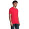 Polo pique sostenible hombre Planet. Color rojo.