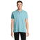 Polo pique sostenible hombre Planet. Color pool blue.