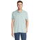 Polo pique sostenible hombre Planet. Color artic blue.