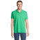 Polo pique sostenible hombre Planet. Color spring green.