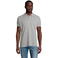 Polo pique sostenible hombre Planet. Color gris mezcla.