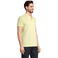 Polo pique sostenible hombre Planet. Color amarillo claro.