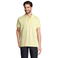 Polo pique sostenible hombre Planet. Color amarillo claro.