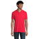 Polo pique sostenible hombre Planet. Color rojo.
