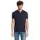 Polo pique sostenible hombre Planet. Color azul profundo.