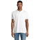 Polo pique sostenible hombre Planet. Color blanco.