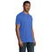 Polo pique sostenible hombre Planet. Color azul royal.