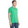 Polo pique sostenible hombre Planet. Color spring green.