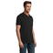 Polo pique sostenible hombre Planet. Color negro.