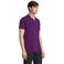 Polo pique sostenible hombre Planet. Color astral purple.