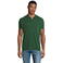 Polo pique sostenible hombre Planet. Color verde botella.