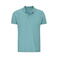 Polo pique sostenible hombre Planet. Color pool blue.