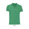 Polo pique sostenible hombre Planet. Color spring green.