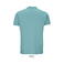Polo pique sostenible hombre Planet. Color pool blue.