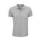 Polo pique sostenible hombre Planet. Color gris mezcla.
