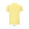 Polo pique sostenible hombre Planet. Color amarillo claro.