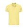 Polo pique sostenible hombre Planet. Color amarillo claro.