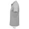 Polo pique sostenible hombre Planet. Color gris mezcla.