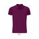 Polo pique sostenible hombre Planet. Color astral purple.
