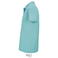 Polo pique sostenible hombre Planet. Color pool blue.