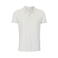 Polo pique sostenible hombre Planet. Color blanco crema.
