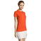 Polo mujer Portland Women. Color naranja tostado.