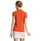 Polo mujer Portland Women. Color naranja tostado.