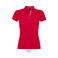 Polo mujer Portland Women. Color rojo.
